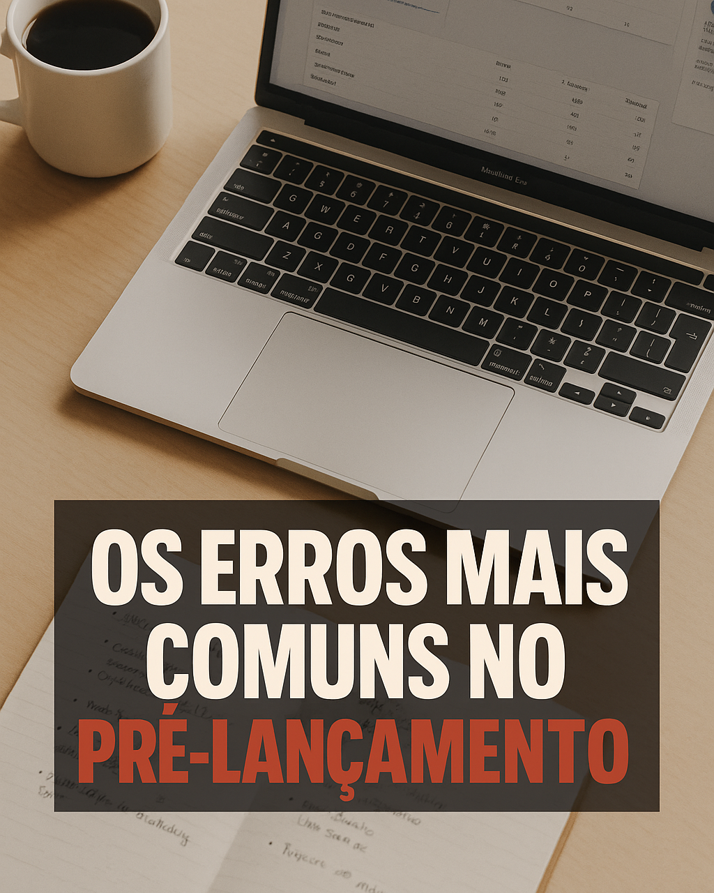 3 erros que travam o seu lançamento